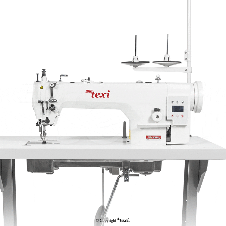 texi walker wf servo premium ex upholstery and leather lockstitch machine with built in servo motor bottom feed and walking foot large hook complete sewing machine 2