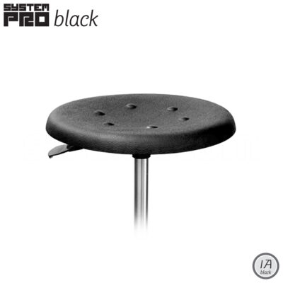 Cart system pro black 1a polyurethane hocker seat black