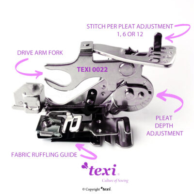 Ruffler pressarfot texi 0022 ruffler for household machine 3