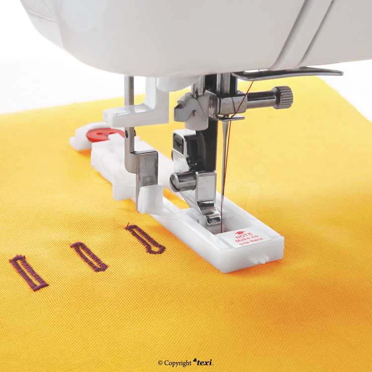 Knapphålsfot för Texi Ballerina och Texi Tutu texi 1018 matic buttonhole foot for texi ballerina and texi tutu sewing machines