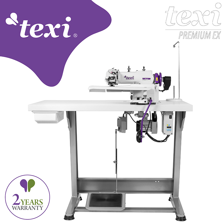 texi accura premium ex blind stitch machine for light and medium materials with ac servo motor and needle positioning complete sewing machine with 2 years warranty