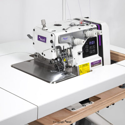 texi tre 04 n premium ex 1 ne2edle 3 threads mechatronic overlock machine with needles positioning complete sewing machine with 2 years warranty