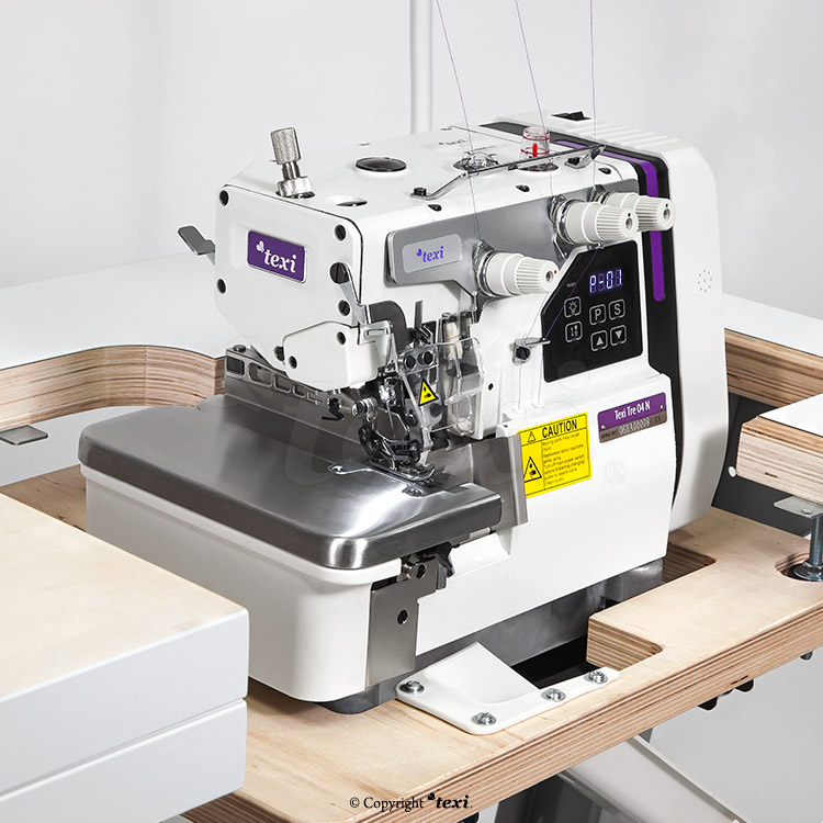 texi tre 04 n premium ex 1 needl1e 3 threads mechatronic overlock machine with needles positioning complete sewing machine with 2 years warranty