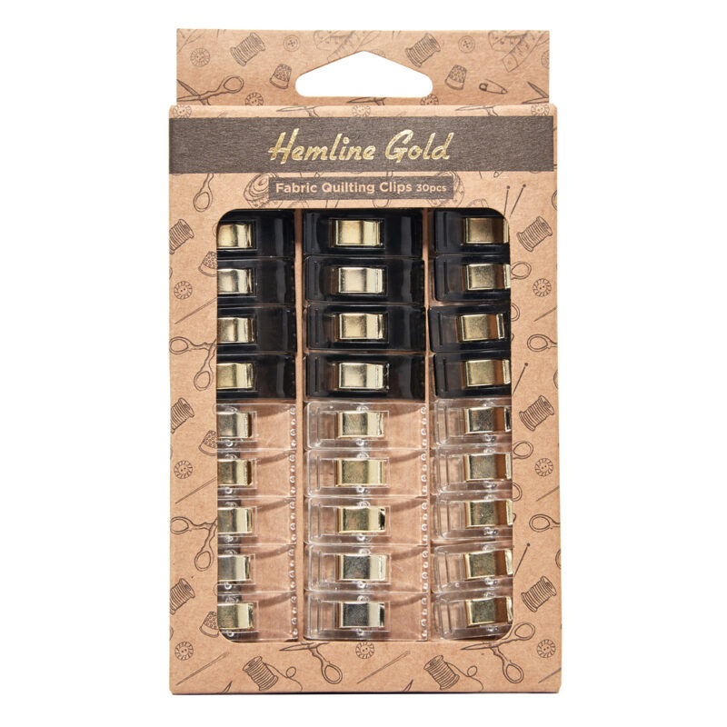 Tygclips - Hemline Gold 230 S 30 HG Front 1